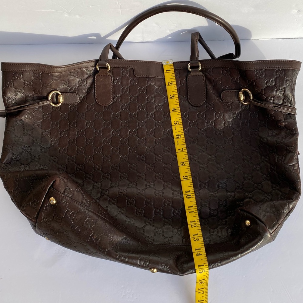 *SOLD* Gucci Guccissima Leather Tote Handbag - Picture 3 of 13
